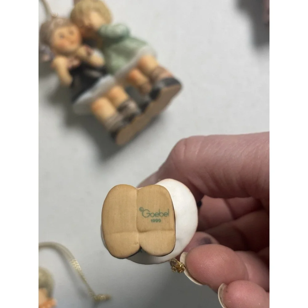 Berta Hummel Christmas Ornaments Figurines Goebel Set Of 14 1990's